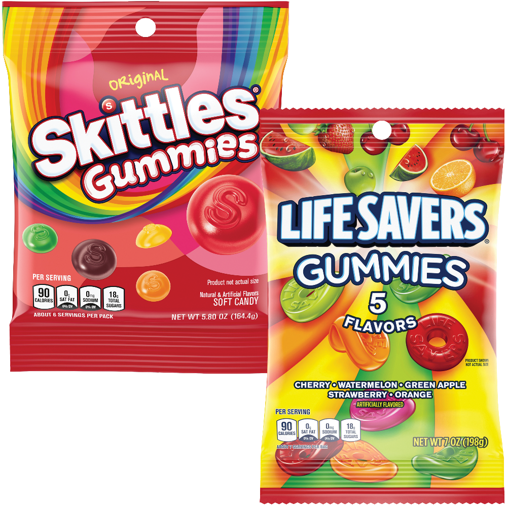 Lifesavers or Skittles Gummies