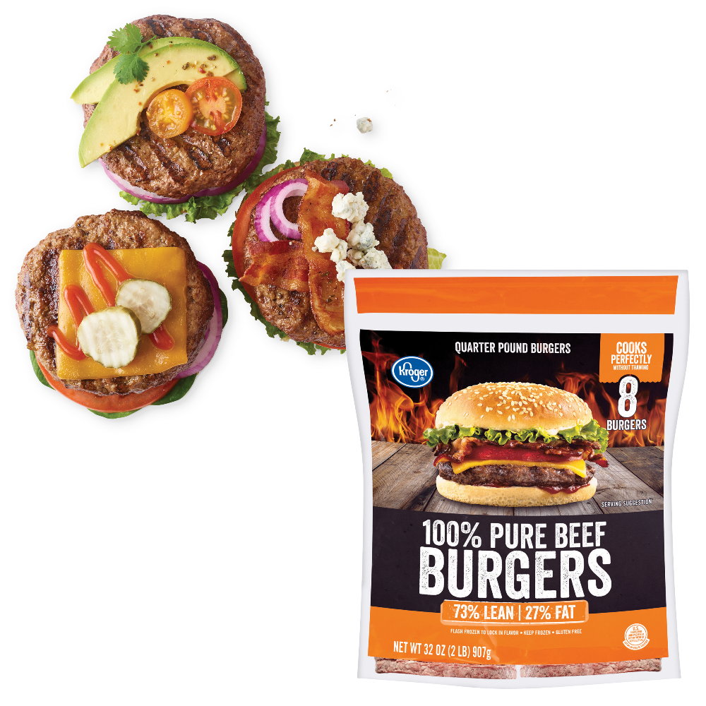 Kroger 73% Lean Burger Patties