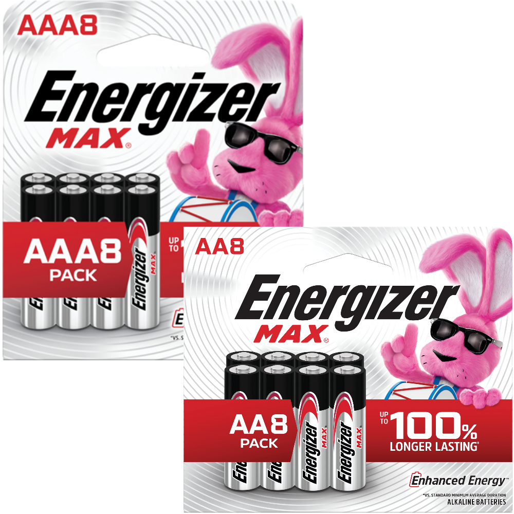 Energizer MAX AA or AAA Batteries