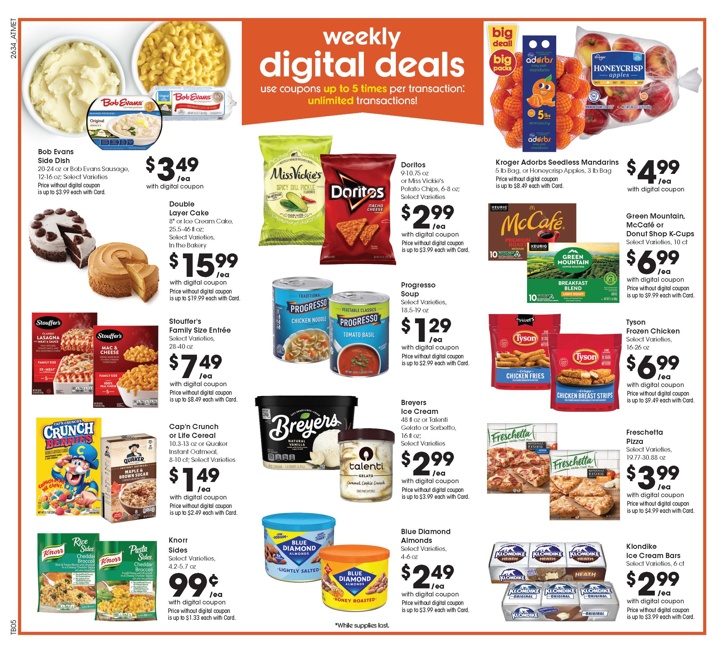 Kroger Weekly Ad Page 999999