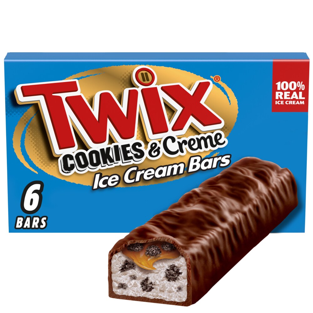 Snickers and Twix Novelty Ice Cream