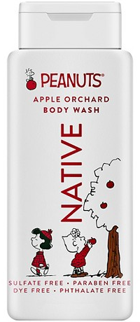 Native Peanuts Apple Orchard 18-oz. body wash