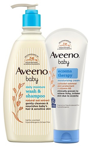 Aveeno & Johnson’s baby toiletries