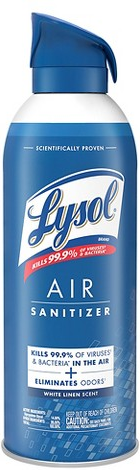 Lysol 10-oz. air sanitizer spray