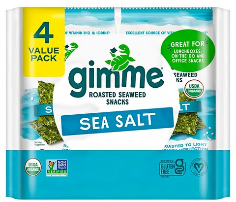 Gimme 4-pk. roasted seaweed snacks