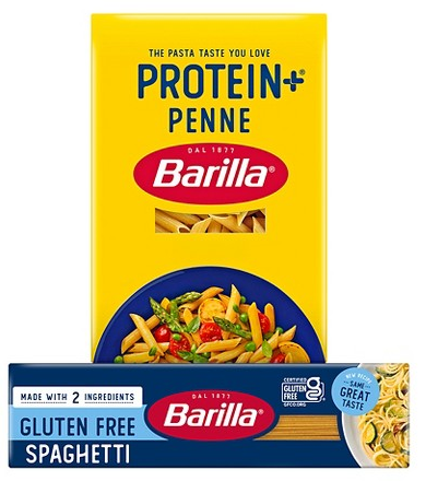 Select Barilla Protein+ & gluten-free pasta