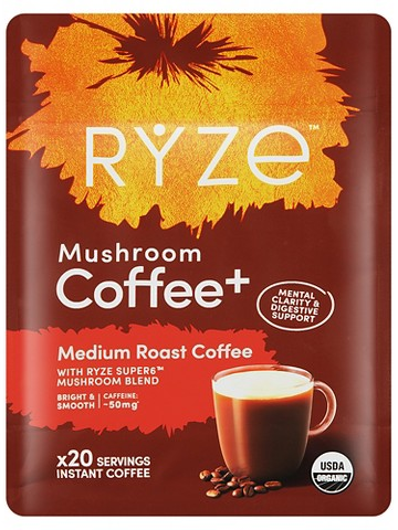 Select RYZE mushroom coffee
