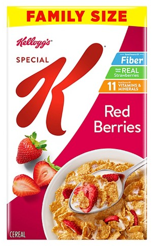 Select Kellogg’s family-size cereal