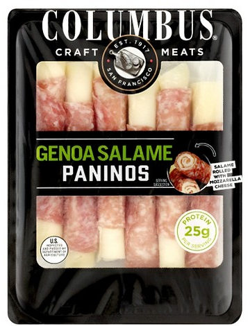 Select Columbus Craft Meats panino snacks