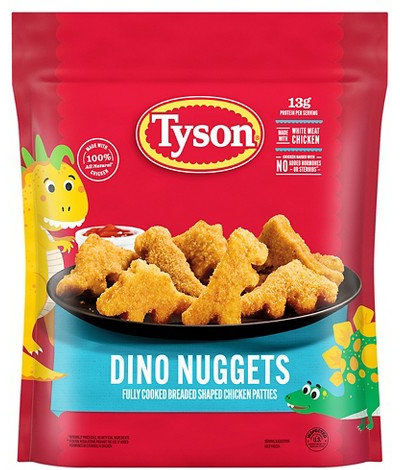 Select Tyson frozen chicken nuggets or patties