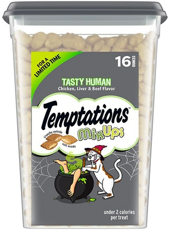 Temptations Tasty Human Haunted House chicken & beef flavor cat treats