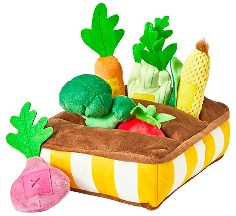 Boots & Barkley Garden Burrow Mat interactive plush dog toy