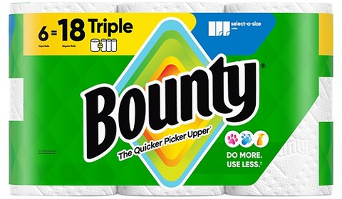 Bounty 6-pk. select-a-size triple-roll paper towels