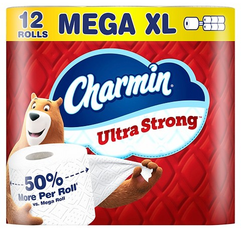 Charmin Ultra Strong 12-pk. mega XL-roll toilet paper