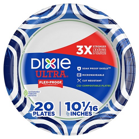 Dixie Ultra 20-ct. paper plates