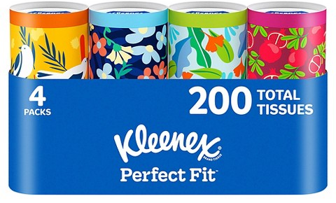 Kleenex Perfect Fit 4-pk. 200-ct. facial tissue