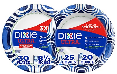 Dixie disposable tableware