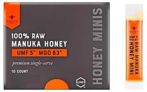 Nate’s 100% Raw Manuka Honey 10-ct. single-serve minis