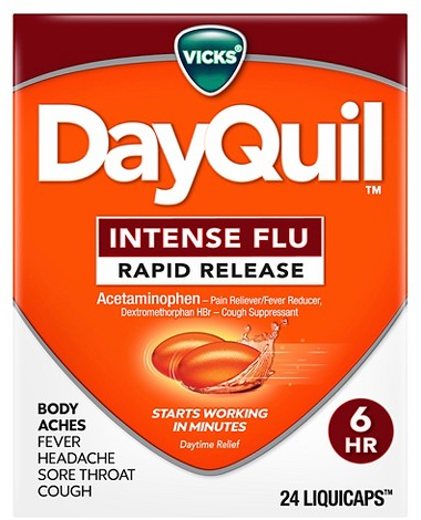 Vicks DayQuil Intense Flu Rapid Release 24-ct. liquicaps