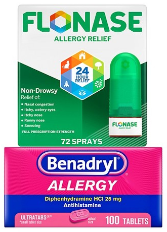Select allergy relief items
