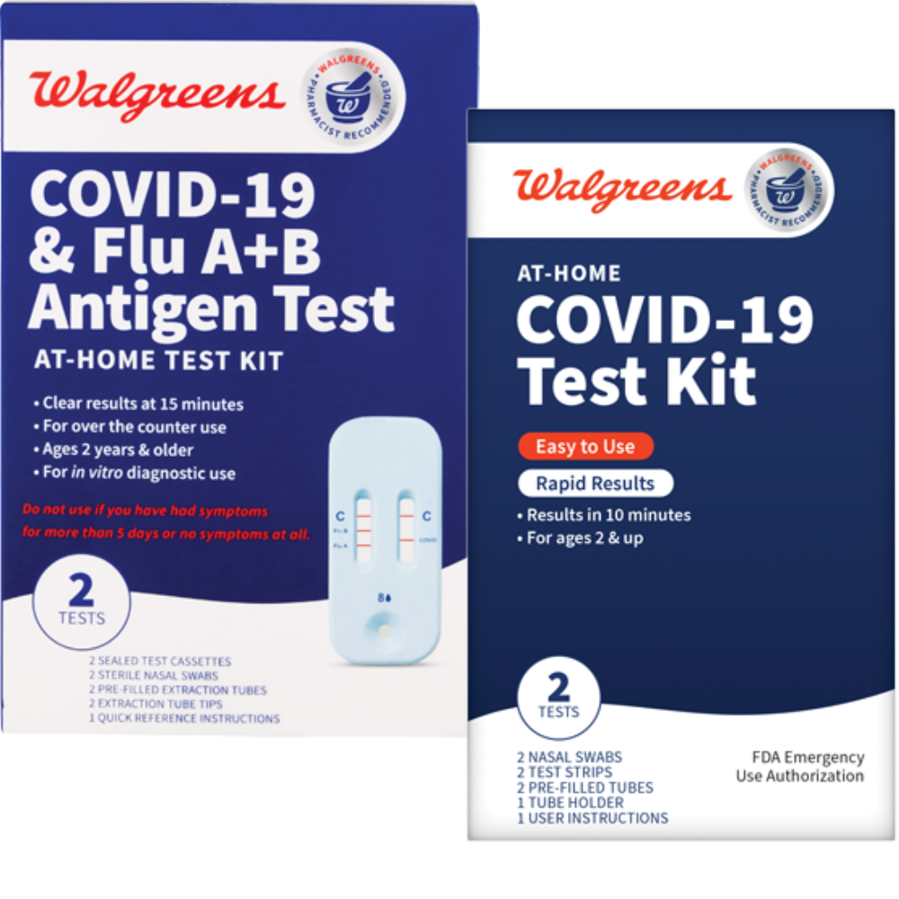2-Pack Walgreens COVID-19 Antigen Test