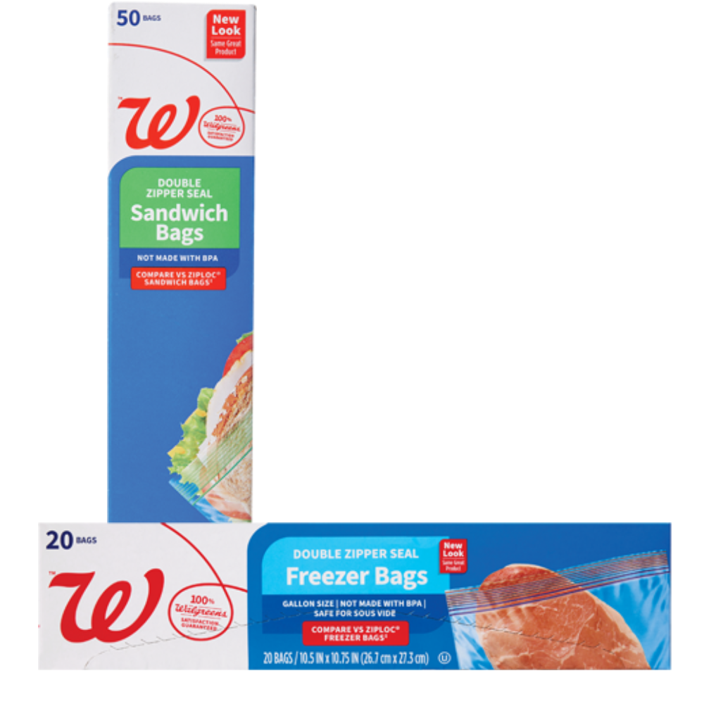 Walgreens Food Storage Bags