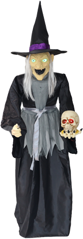 Animated Witch, 5 ft.
