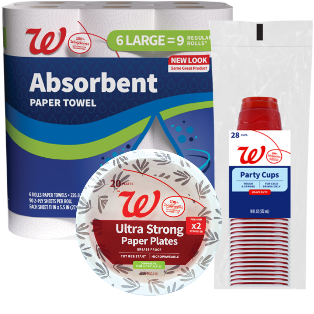 Walgreens Paper Products or Disposable Tableware