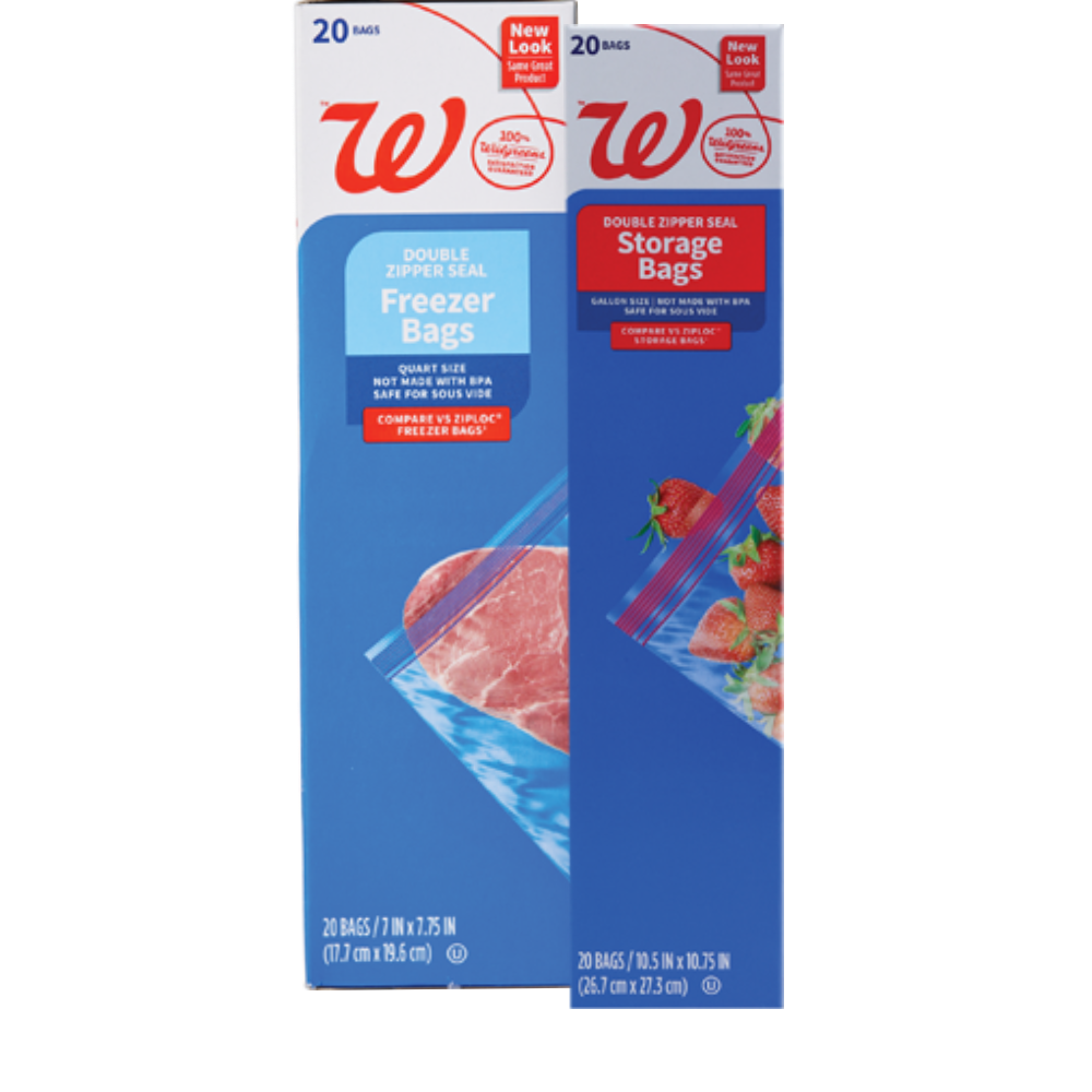 Walgreens Food Storage Bags