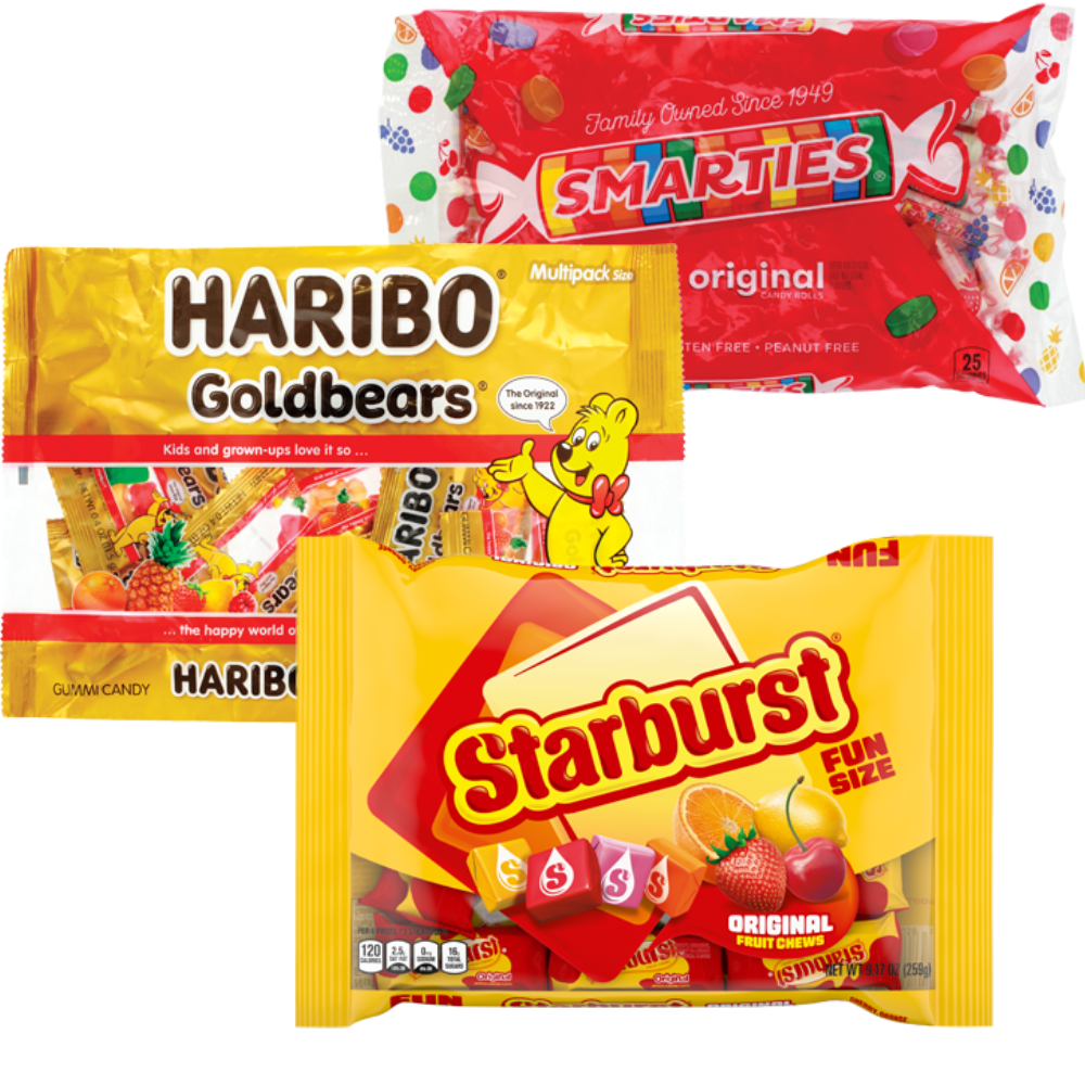 Assorted Fun or Snack Size Candy