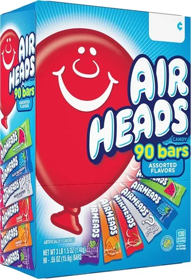 AirHeads Variety Pack, 0.55 oz., 90 pk.