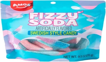 Amos® Fizzy Soda Swedish Style Candy 9.5oz
