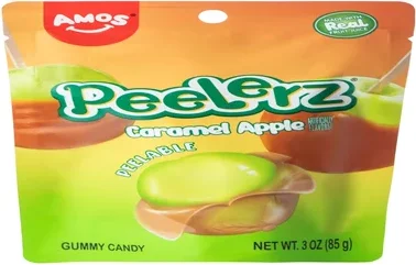 Amos® Peelerz® Caramel Apple Gummy Candy 3oz