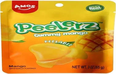 Amos® Peelerz® Mango Gummy Candy 3oz
