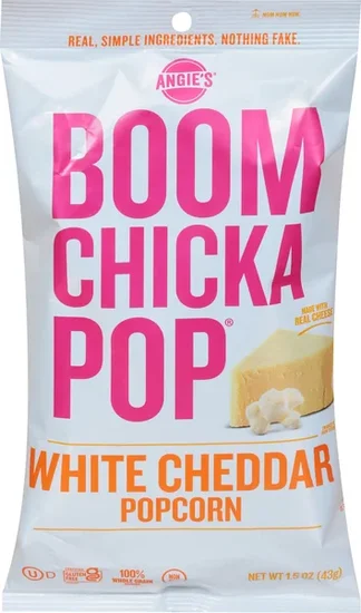 Angies Boom Chicka Pop White Cheddar Popcorn, 1.5 oz. Bags