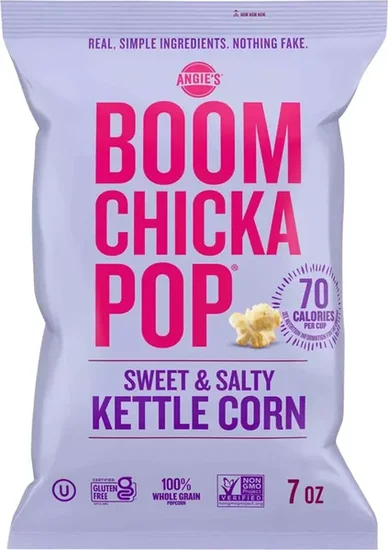 Angie's BOOMCHICKAPOP Sweet & Salty Kettle Corn Popcorn, 7 oz