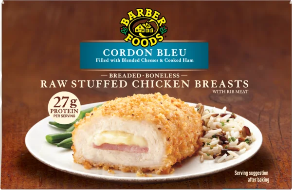 Barber Foods Stuffed Cordon Bleu Chicken Breast