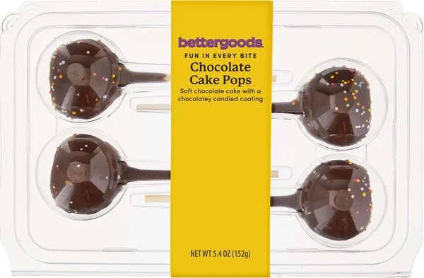 bettergoods Chocolate Cake Pops, 5.4 oz