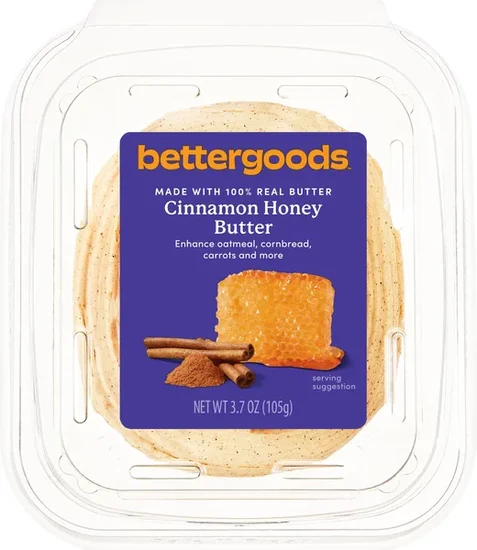 bettergoods Cinnamon Honey Butter, 3.7 oz Tub