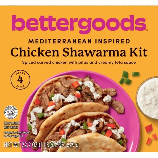 Bettergoods MEDITERRANEAN INSPIRED Chicken Shawarma Kit