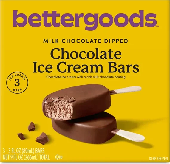 bettergoods Milk Chocolate Dipped Chocolate Ice Cream Bars