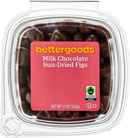 bettergoods Milk Chocolate Sun-Dried Figs, 13 oz