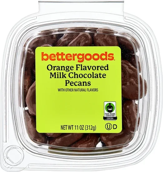 bettergoods Orange Flavored Milk Chocolate Pecans, 11 oz