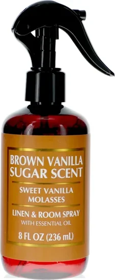 Brown Vanilla Sugar Scent Linen And Room Spray, 8 OZ.