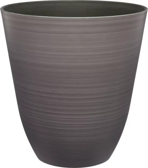 Brushstroke Planter, Dark Gray, Large, 1 ct