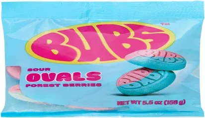 Bubs™ Sour Ovals Forest Berries Candy, 5.5 oz
