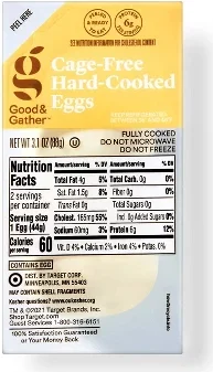 Cage-Free Hard Cooked Eggs - 2ct - Good & Gather™