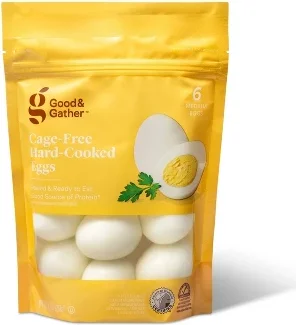 Cage-Free Hard-Cooked Eggs - 9.3oz/6ct - Good & Gather™