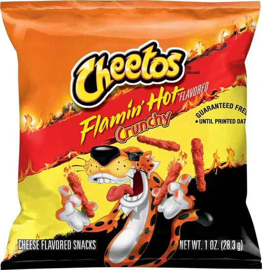 Cheetos Crunchy Cheese Flavored Snacks - Flamin' Hot, 1-oz. Bags