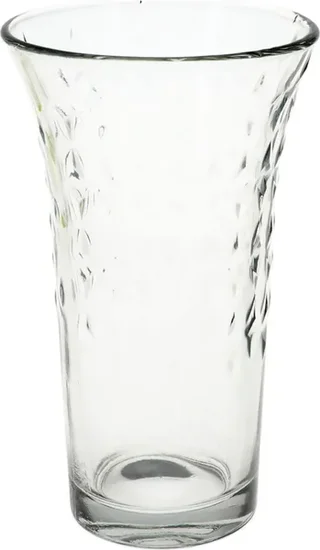 Clear Harlow Floral Vase, 8.9 in.